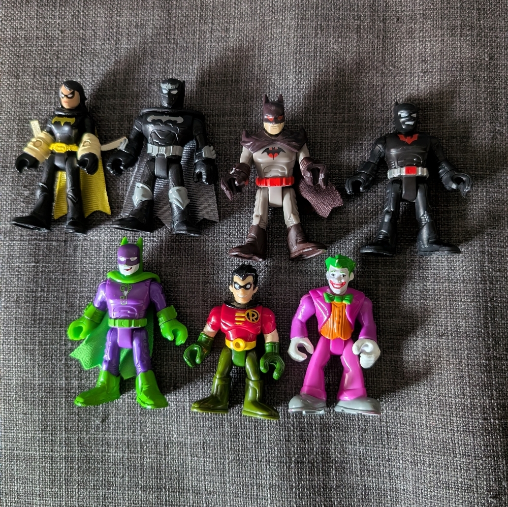 Vintage DC Super Friends Imaginext Toy Figures!